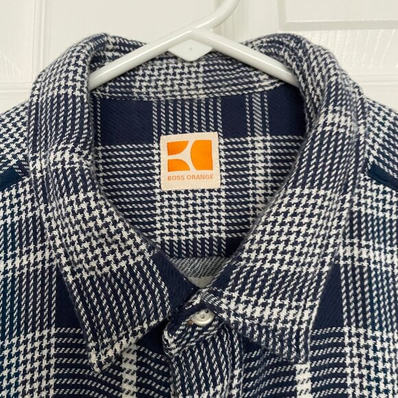 Hugo Boss Orange Men's Plaid Shirt - L - Picture 5 of 8